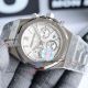 HBF replica audemars piguet royal oak chronograph white silver dial stainless steel watch (3)_th.jpg